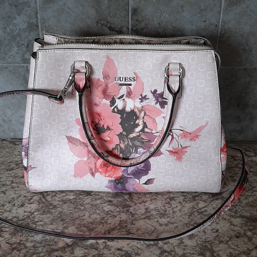 Guess floral handbag